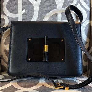 Tom Ford Natalia Black Shoulder Bag